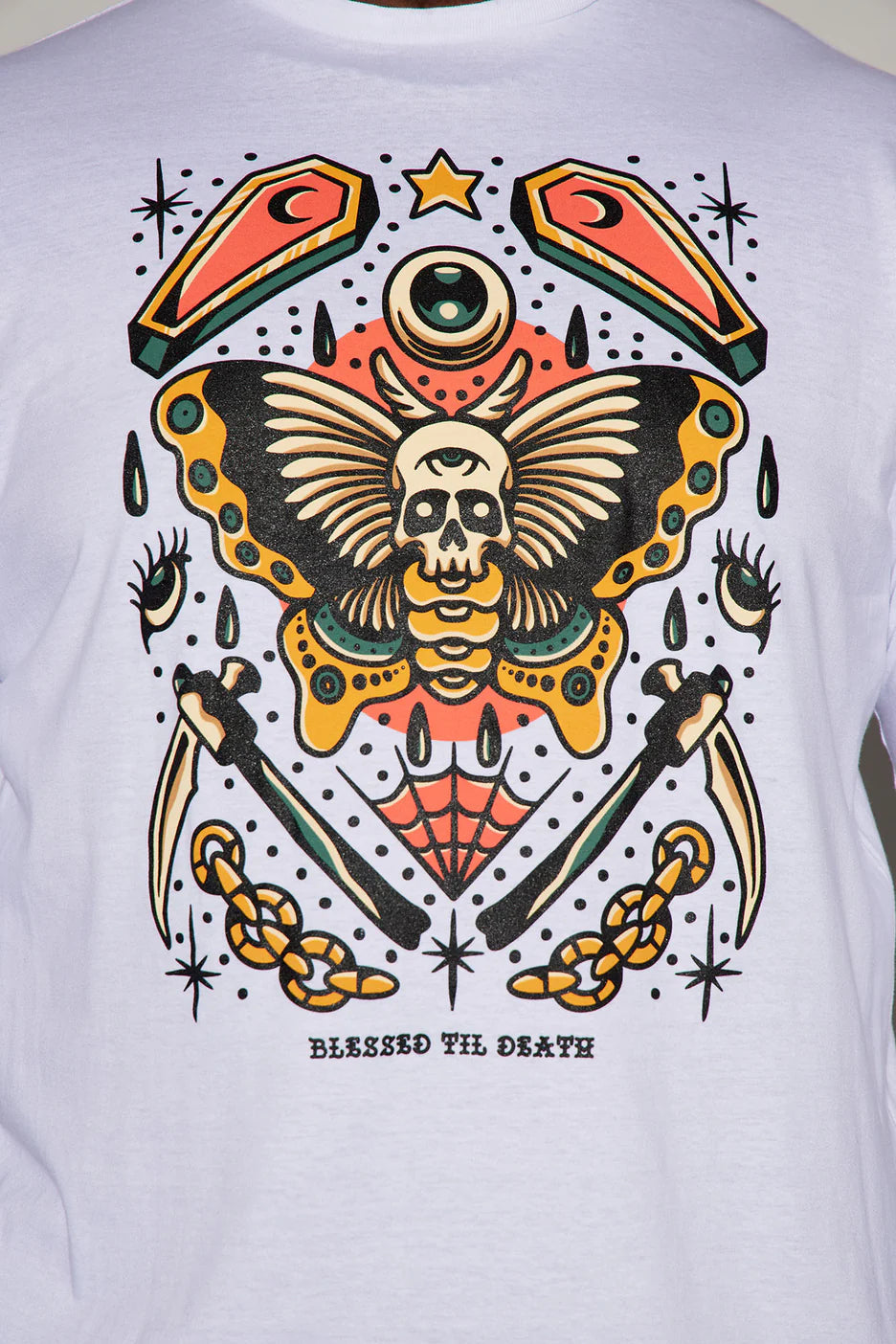 Polera manga Larga Blessed Til Death