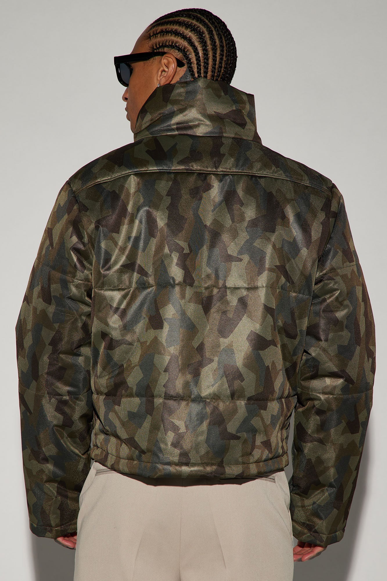 puffer Camouflage Cropped